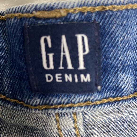GAP BUTTON FLY DENIM cut off SHORTS size 12 - Picture 10 of 13